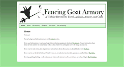 Desktop Screenshot of fencinggoat.com